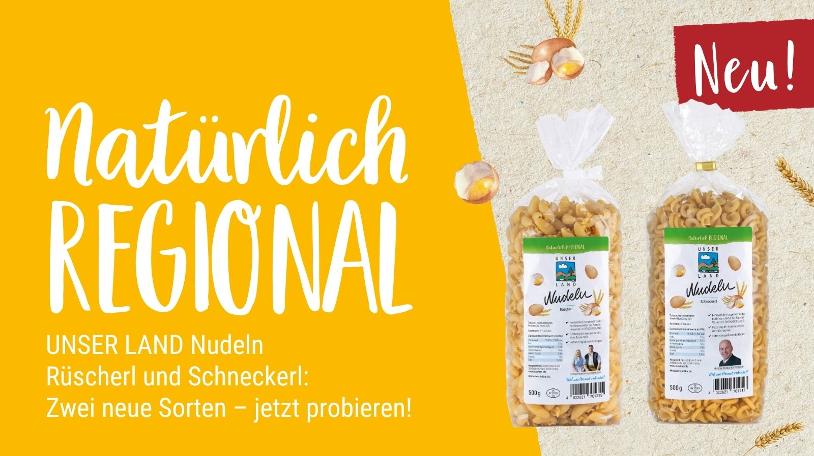 Titelbild Nudeln Schneckerl Ruscherl 2026 Mobil 1600x898